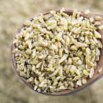 Freekeh in Wooden Spoon